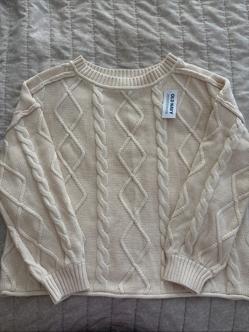 Girls old navy cable knit sweater